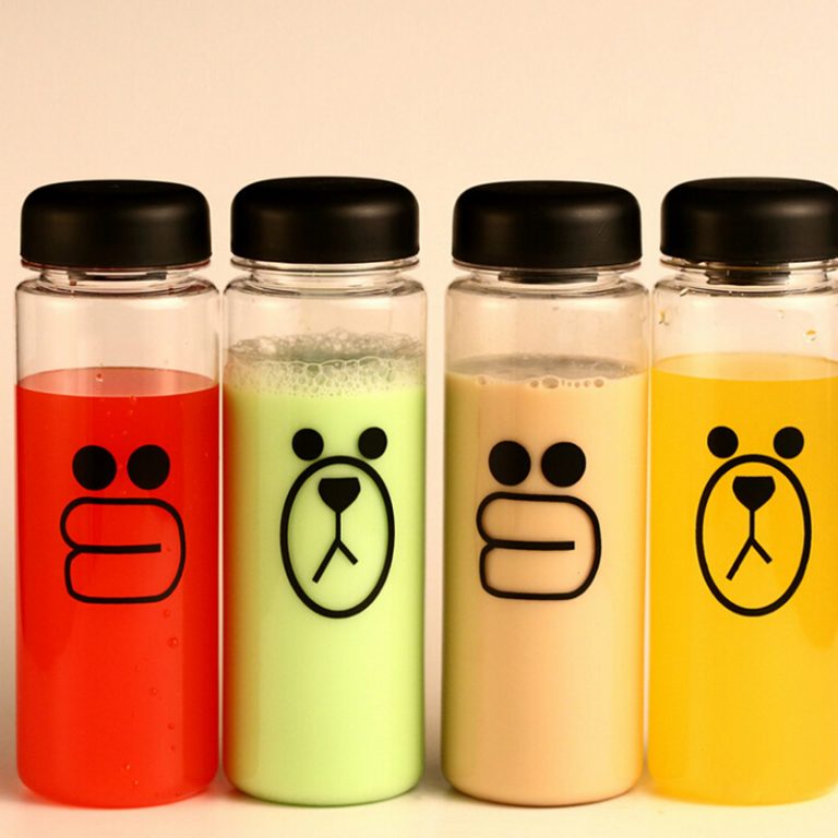 Korea Style Portable Plastic Water Bottle