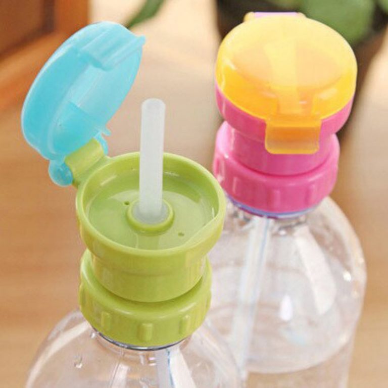 Water Straw Plastic Bottle Cap