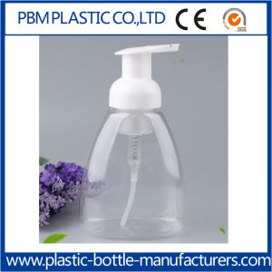 250ML 300ML Clear Plastic Foam transfer Pump PET bottle
