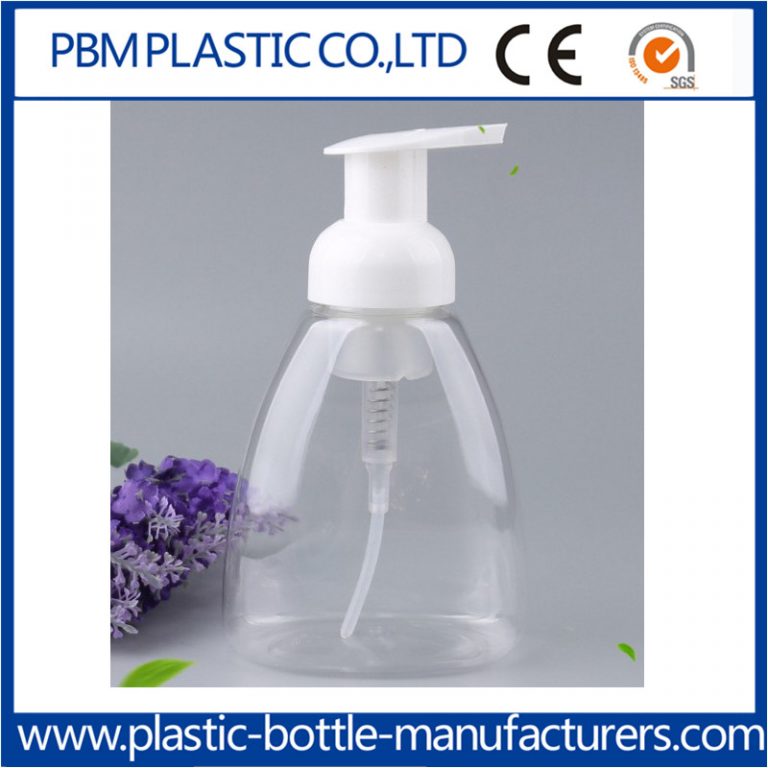250ML 300ML Clear Plastic Foam transfer Pump PET bottle