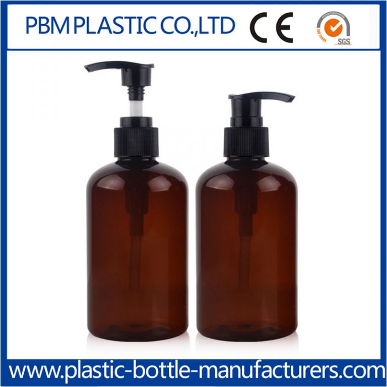 China Brown Water Skin Care Lotion Square PET Plastic Bottle For Cosmetic-1
