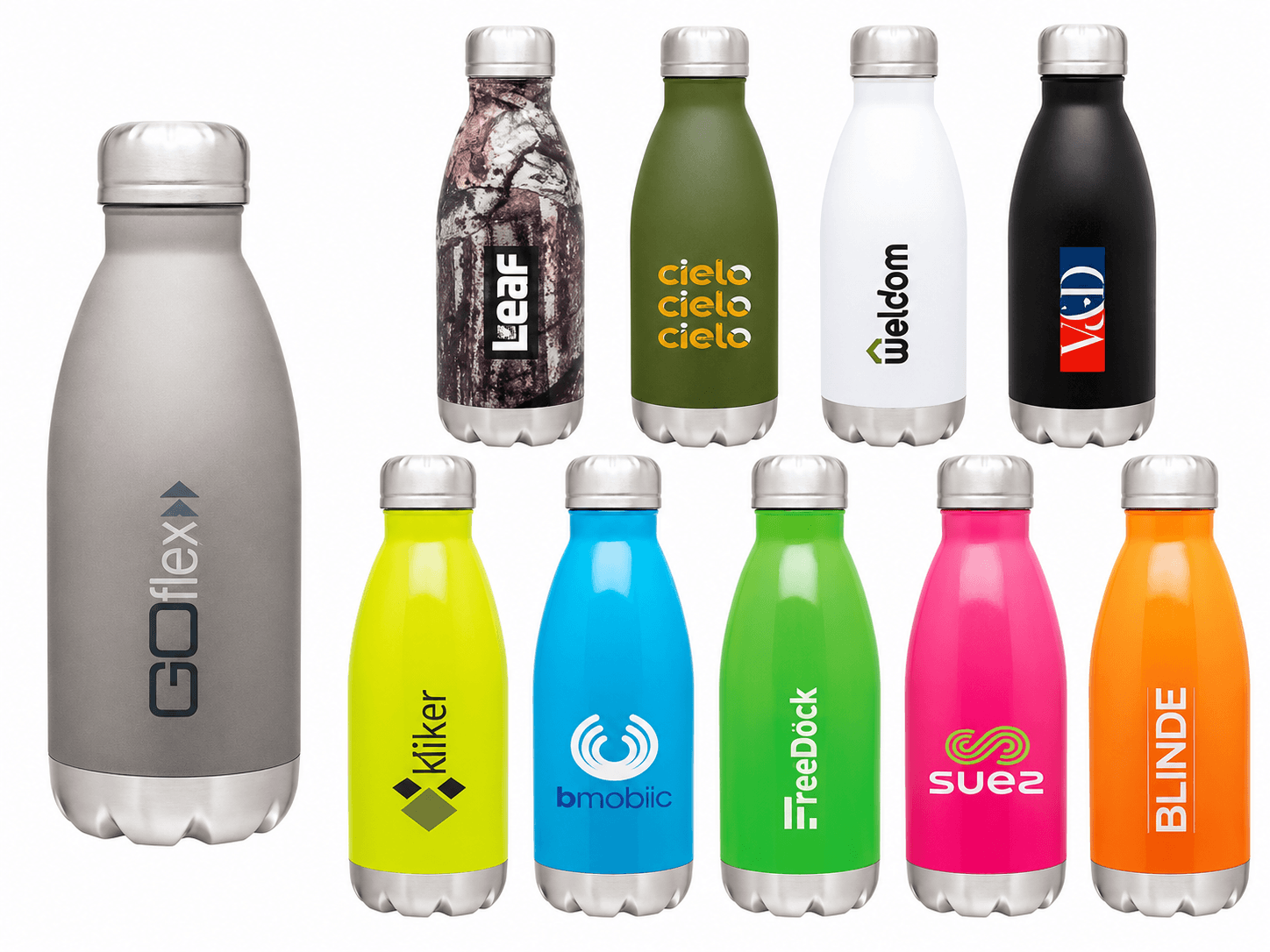PBM Custom Plastic Drink Bottles